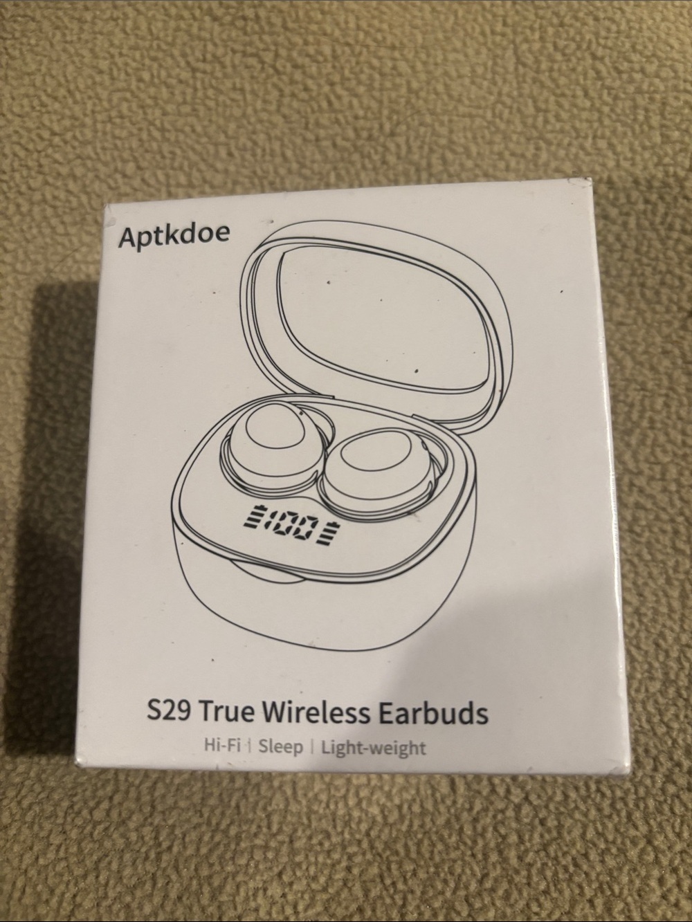 S29 True Wireless Earbuds - White